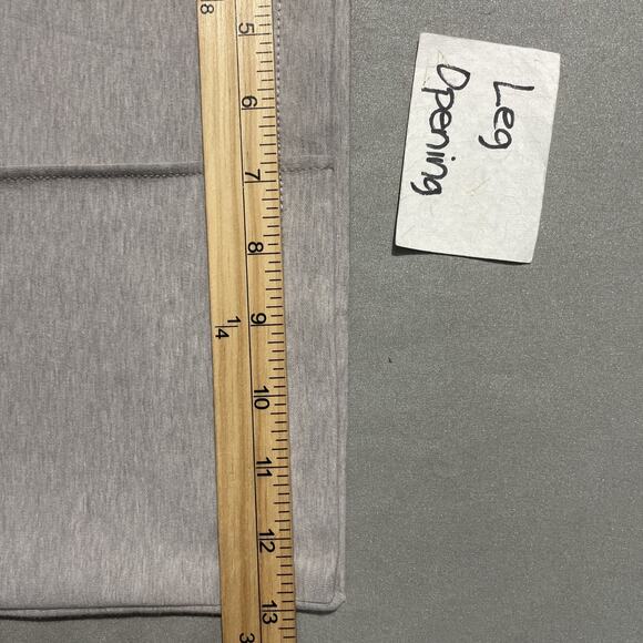 LEE Soft Knit Pants Size 14 Gray High Rise Wide Leg Pull On Lagenlook Comfort - Picture 15 of 15